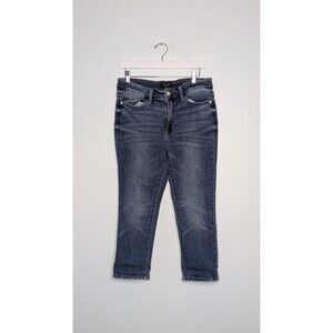 Judy Blue Womens Capri Jeans 11/30 Medium Wash High Rise Skinny Stretch